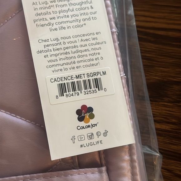 Lug Cadence, Metallic Sugarplum, NWT - Picture 4 of 11